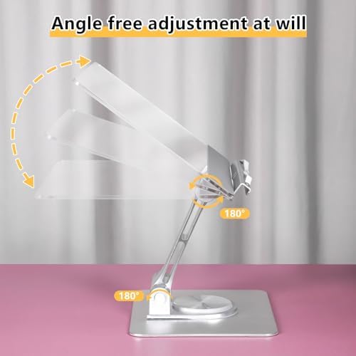 Yorhoen Acrylic Book Stand with 360 Rotation