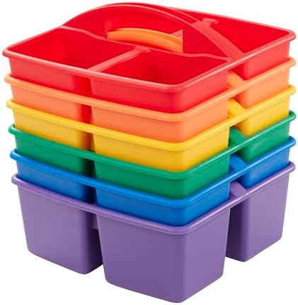 ECR4Kids 4-Compartment Caddy Set 6-Pack