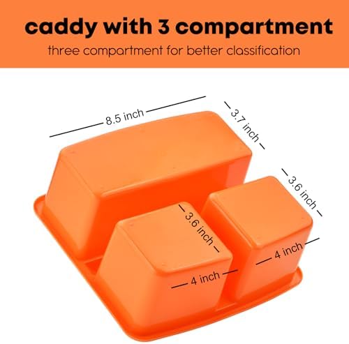 Alink 6-Pack Plastic Caddy Organizer with Handle