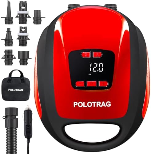 Polotrag Paddle Board Pump - Sup Pump Electric Portable with Auto-OffDeflation