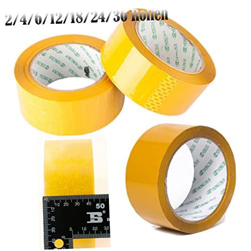 COHEALI 2 Rolls Double Sided Clear Packing Tape