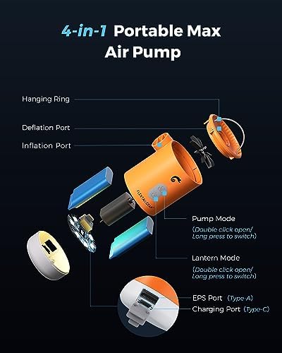 FLEXTAILGEAR 45kPa Air Pump with LED Light