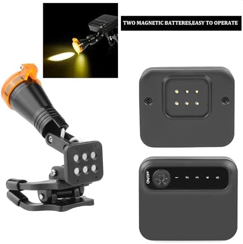 Koultona 5W LED Headlight with Adjustable Brightness and Magnetic Clip 1