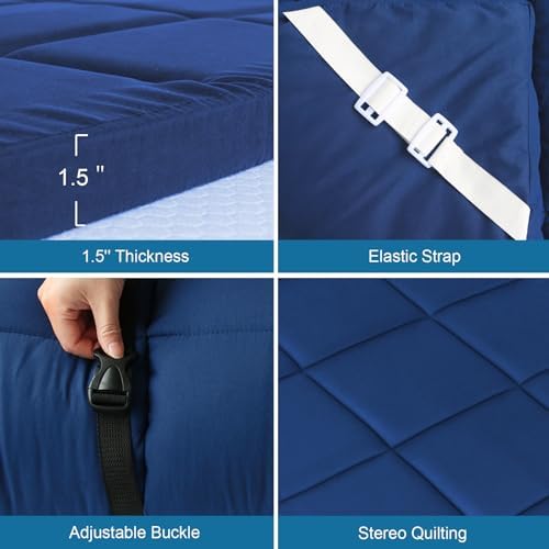 SPRINGSPIRIT Cot Mattress Topper 75x30 for Camping