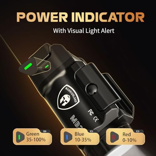 WARRIORLAND MB2 Universal Tactical Flashlight for 60 Handguns
