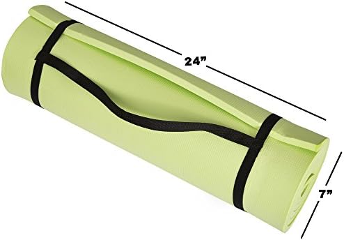 Wakeman Foam Sleeping Mat - Lightweight Non-Slip Green Camping Mat