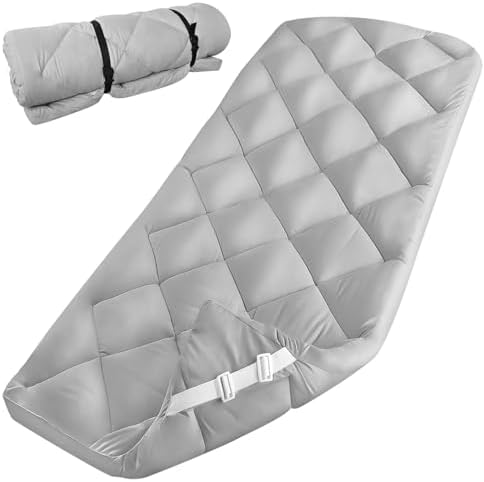 Coldwind Cot Mattress Pad 30x75x2 Inch Quilted Camping Mattress Topper