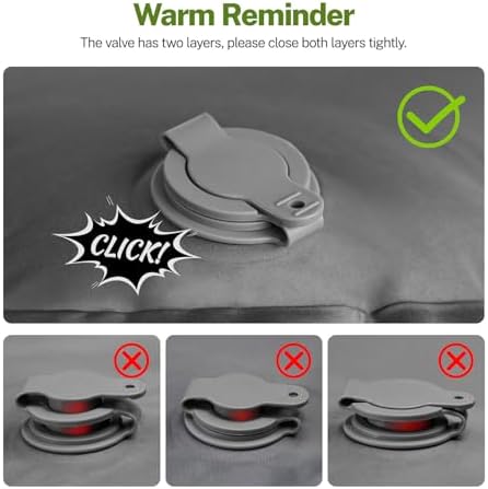 OGERY Self-Inflating Sleeping Pad with Pillow and Foot Pump