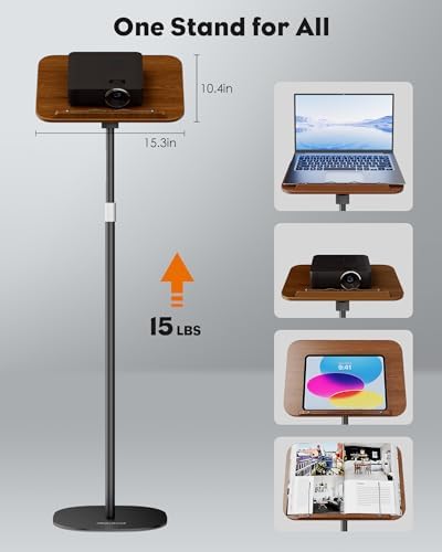 Aboutool 2 in 1 Floor Desktop Book Stand 1
