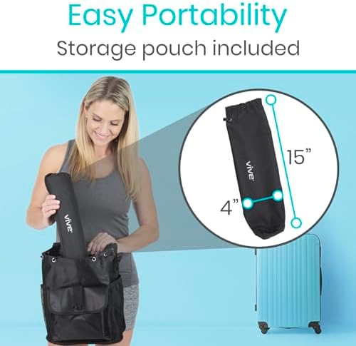 Vive Self Inflatable Seat Cushion - Portable Lightweight Durable