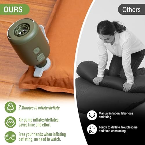 M KARMATER SUV Air Mattress 2 Person for Camping and Hiking