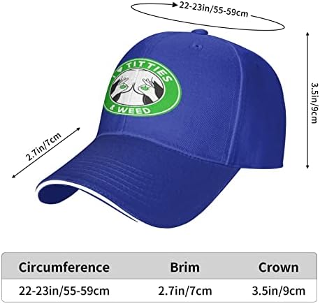 Trendy Blue Sandwich Cap for Fishing and Outdoor Activities
