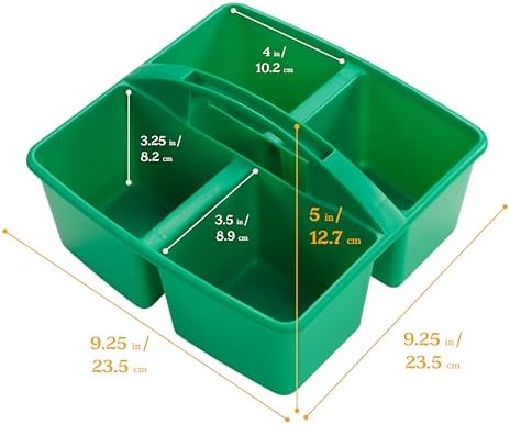 ECR4Kids 4-Compartment Caddy Set 6-Pack