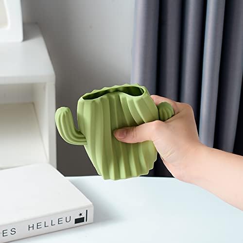 YOSCO Cute Cactus Silicone Pen Holder Green