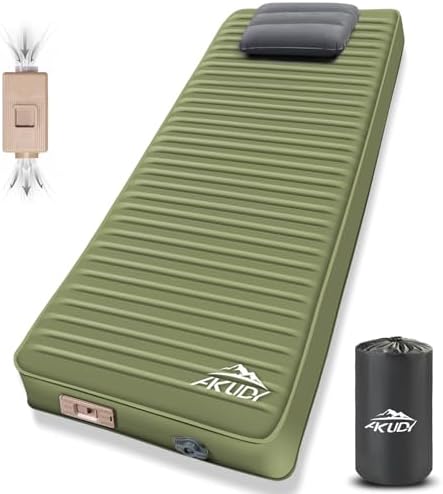 AKUDY Self-Inflating Sleeping Pad with Electric Pump