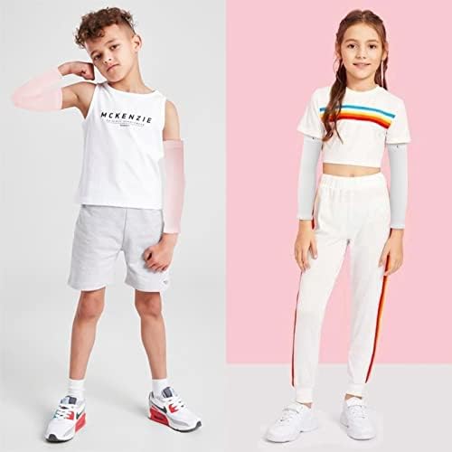 Luwint Kids Arm Sleeves 2 Pairs UV Sun Protection Cooling