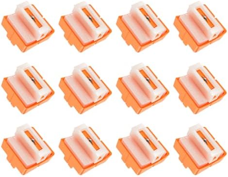 12 Pcs Paper Cutter Replacement Blades with Auto Safety Guard