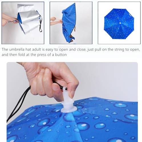 362 Adjustable Umbrella Hat for Adult