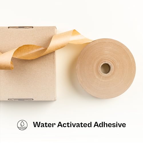 PSBM Water Activated Tape 283 x 375ft 8 Pack Standard Duty