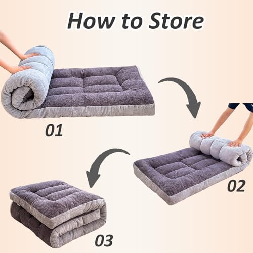 Flantree Thick Camping Sleeping Pad with Lamb Fluff