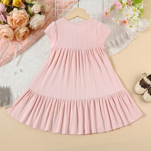 Toddler Girl Summer Dress Tiered Sundress for 6-12 Months