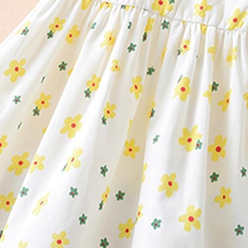 Beessbest Baby Girl Summer Dress Floral Print Sleeveless