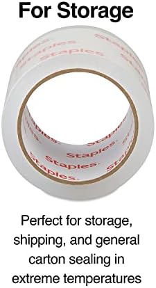 Staples 425576 Packing Tape 283-Inch X 546 Yds Clear 6Roll