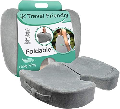 Premium Foldable Seat Cushion for Sciatica Lower Back Pain Relief