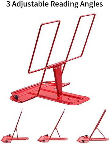 MSDADA 2pc Adjustable Metal Book Stand