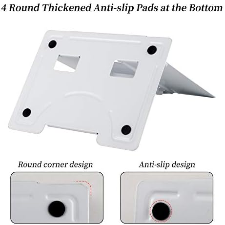Blizzow Adjustable Metal Book Stand for Reading Durable and Foldable
