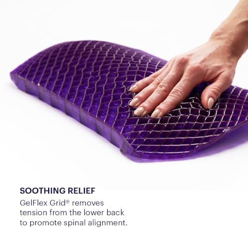 Purple Back Cushion for Chairs Gaming Travel
