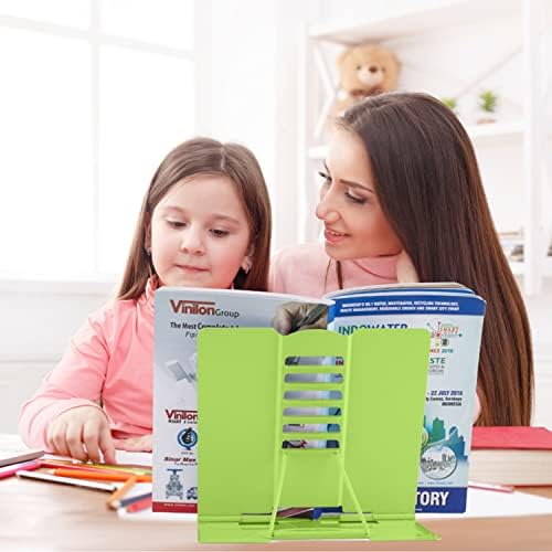 Honagu Adjustable Book Stand with Tablet Support Green