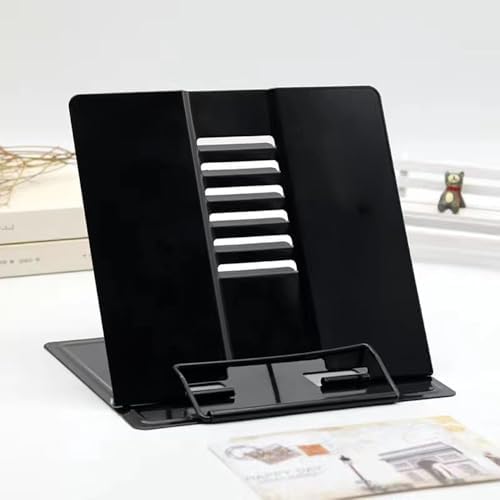Citmage Heavy Duty Metal Book Stand with 6 Adjustable Positions