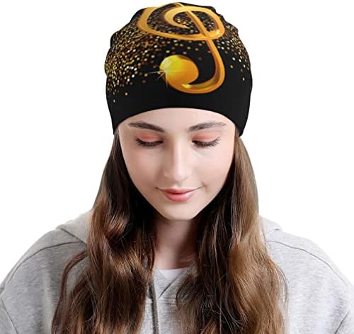 FINOWIN Honey Bees Geometric Yellow Slouchy Beanie Hat