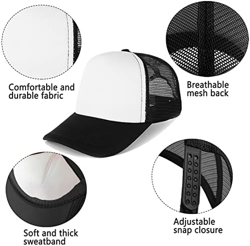 Ultrafun 12 Pack Breathable Mesh Hats for Men Women 1