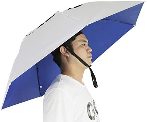 NEW-Vi Fishing Umbrella Hat Adjustable Sun Rain Cap