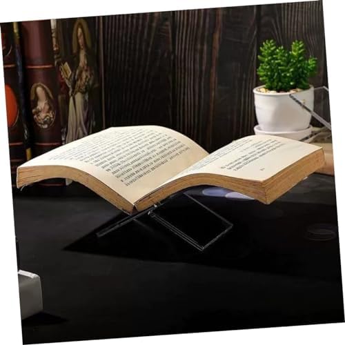 NAMOARLY Acrylic Book Stand for Kitchen and Reading