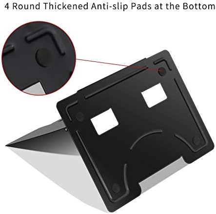 Blizzow Adjustable Metal Book Stand - Foldable Durable and Lightweight Black