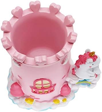 Newfancy Cute Unicorn Castle Desk Organizer