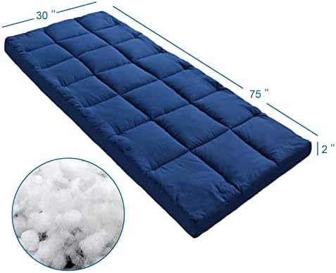 SPRINGSPIRIT Cot Mattress Topper 75x30 for Camping