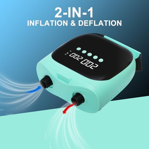 New Meetall Electric SUP Pump 20PSI Auto Shutoff Inflatable Air Pump