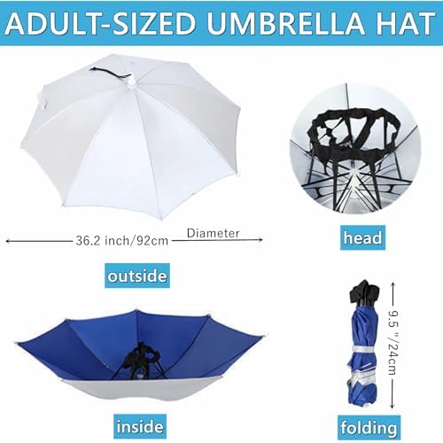 362 Adjustable Umbrella Hat for Adult