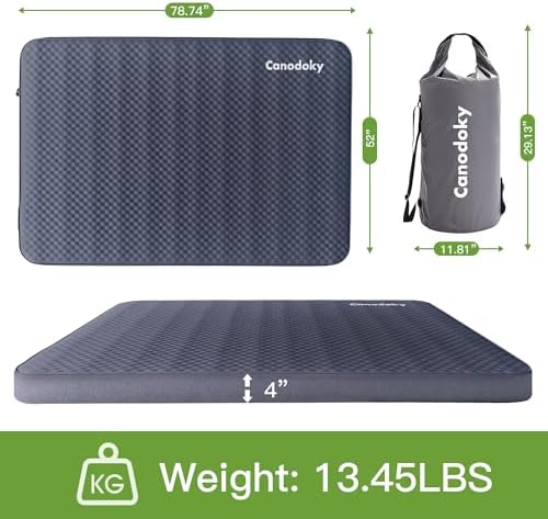 Canodoky 4 Self-Inflating Sleeping Pad 4-Season Use