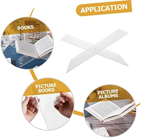 HONMEET X-Shaped Reading Stand for Cookbooks and Desk Use