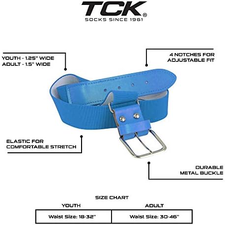 TCK Baseball Sock Belt Combo - Youth Adult Sizes