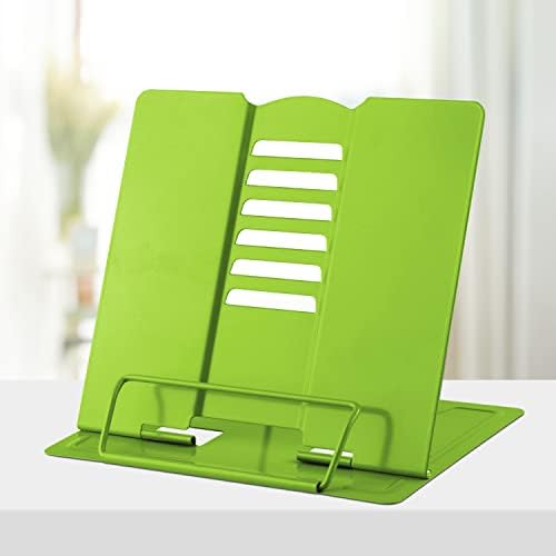 Honagu Adjustable Book Stand with Tablet Support Green