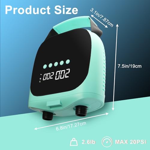 New Meetall Electric SUP Pump 20PSI Auto Shutoff Inflatable Air Pump