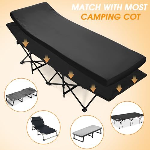 CYMULA 3in Memory Foam Camping Mattress