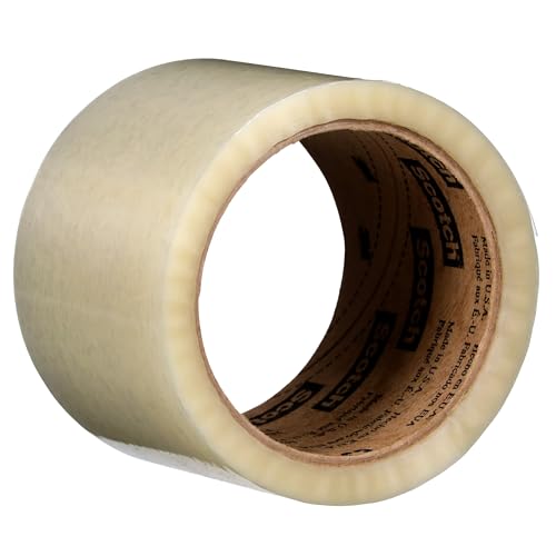 3M Scotch 371 Packing Tape 72mm x 50m Clear 6 Pack 1