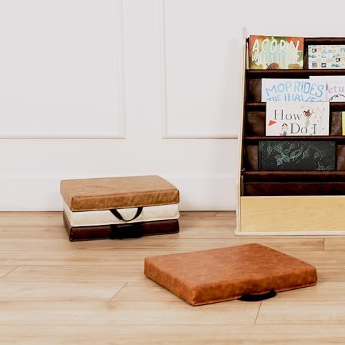Factory Direct Partners Rustic Kid Floor Cushions 4-Pack